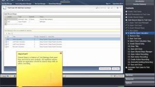 Team Foundation Server 2010 Test Manager Lab 3 - Test Cases and Shared Steps
