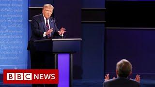 First Trump-Biden presidential debate: Trump clashes with moderator - BBC News