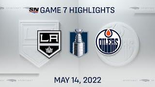 NHL Game 7 Highlights | Kings vs. Oilers - May 14, 2022