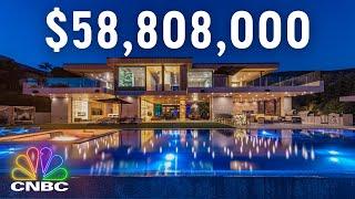 Tour The Largest Mansion For Sale In Malibu: $58,808,000 | CNBC Prime