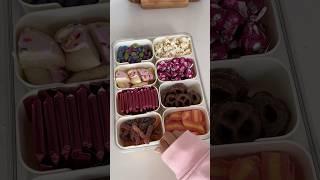 Pink snack box#itendswithus #movienight #restock #asmr #restocking #snackbox #snacks #viralshort