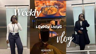 Weekly vlog:Its freezing, my capsule wardrobe outfits for work ,9-5 life, how to make ginger shots