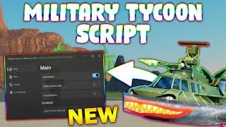 *NEW* Military Tycoon Script (PASTEBIN 2024) (AUTOFARM XMAS , AUTO BUILD, INFINITE MONEY, KILLAURA)