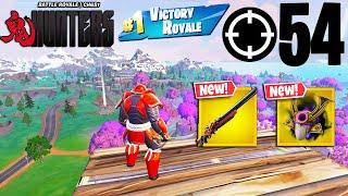 54 Elimination Solo Vs Squads Gameplay Wins (Fortnite Chapter 6 Hunters PS4 Controller)