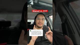 Manual vs. CVT | Which one to choose?? #cars #projectgentlemen #driving