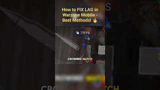 How to FIX LAG in Warzone Mobile - Best Methods! #warzonemobile #warzone