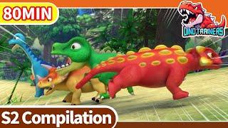 Dino Trainers S2 Compilation [25-32] | Dinosaurs for Kids | Trex | Cartoon | Toys | Robot | Jurassic