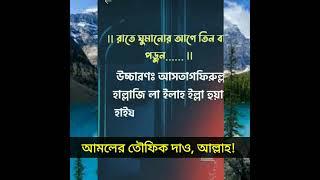 আমল করা দরকার সকলের! @সুখী জীবন#islamic#islam#amol