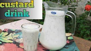 Custard badam ka sharbat.. Ramadan special by kitchen with Ammara