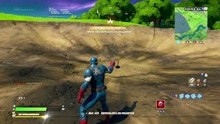 Captain America Skin Lifts Thor's Hammer Mjolnir - Fortnite Battle Royale