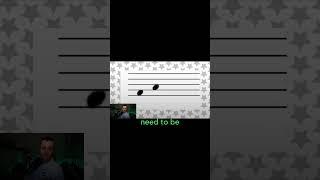 How to Write Closed Noteheads In Spaces #musictheory