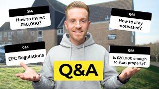 How to invest £50,000 in Property? [Q&A Video]