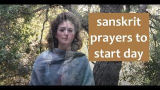 Sanskrit Prayers to Start the Day | Gaiea Sanskrit sings in forest in Athens