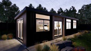 Introducing our 475 SF, one bedroom #prefabricated accessory dwelling unit.