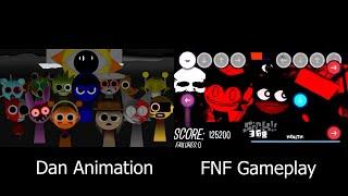 Sprunki Incredibox Part 6 | Game/Cover x FNF Animation Comparison