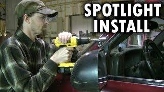 04 Duramax Unity Spotlight Install "Dads Truck"