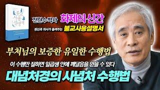 부처님이 유일하게 보증한 수행법 : 사념처 수행과 대념처경 사용법 [전현수 불교사용설명서 4]