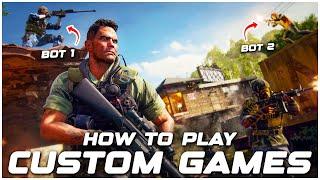 Black Ops 6 How to Play Custom Games with Bots in Multiplayer