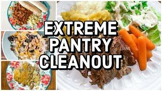 EXTREME PANTRY CLEANOUT CHALLENGE | Pantry Challenge 2023