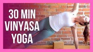 30 min Intermediate Yoga Flow - CORE & BACK Healthy Spine Yoga