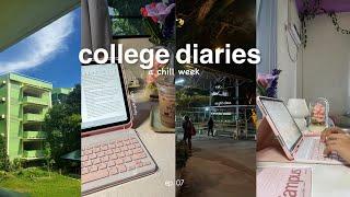 COLLEGE DIARIES | a chill yet productive week of a first year psychology student