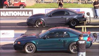 Worlds Fastest Stick Shift Blower 03/04 Cobra on Drag Radials at SCT Bristol