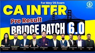  Pre Result Bridge Batch 6.0 | Bridge the gap CA Foundation to CA Inter with your basics | Vsmart