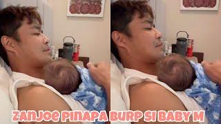 ZANJOE MARUDO PINAPA BURP SI BABY ZADDY MATAPOS ITONG INURSE NI MOMMY RIA NAKAKATUWA PAG AALAGA NILA