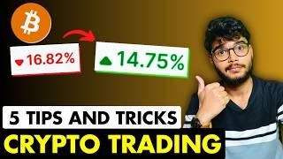 5 Tips and Tricks for Crypto Trading | Crypto Trading for beginners | Crypto Trading Tips and Tricks