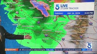 Chance of rain returns to Southern California's forecast