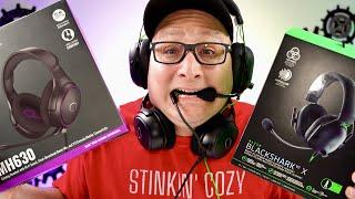 THE BEST BUDGET GAMING HEADSETS! Razer BlackShark V2 X VS CoolerMaster MH630