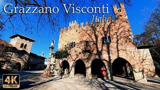 Grazzano Visconti - Italy Walking Tour