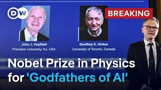 John Hopfield, Geoffrey Hinton win Physics Nobel Prize for findings in machine learning | DW News