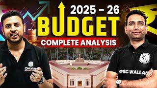 Union Budget 2025 - 26 | Full Budget Analysis | Budget Session complete Detail in One Video |OnlyIAS