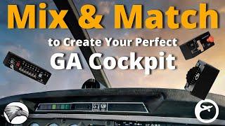 Flight Sim Gear Designed for GA Pilots | Modular Design, add as you go | Desktop Pilot