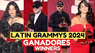 LATIN GRAMMY 2024 GANADORES | WINNERS