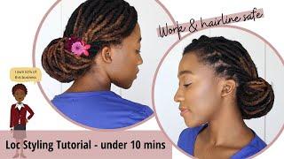 Loc Tutorial I Quick & Easy Loc Style I Loc Style For Women I Miss Kobeli