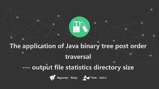 Java2020| post order with example| traversal in tree