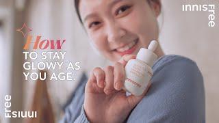 How to Stay Glowy As You Age | INNISFREE Black Tea Youth Enhancing Ampoule