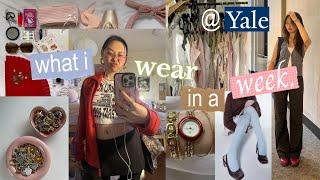 outfit diary of a yale student  | springtime on campus, funky fit inspo, clothing haul