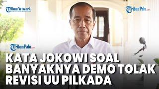 Kata Jokowi Soal Banyaknya Unjuk Rasa Tolak Revisi UU Pilkada