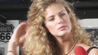 Back in the Day: Newlywed Rachel Hunter faces the press