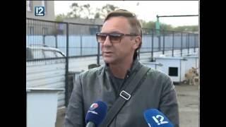 Певец Ю.Филоненко посетил приют для бездомных собак "Друг"