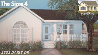 The Sims 4: Realistic Unfurnished Home | Speed Build with cc | Starter Home