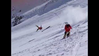 Skier Implodes Into Send Portal