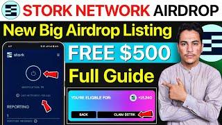 Stork Network Airdrop | Claim Free $500 | Stork Airdrop Full Details | Stork Airdrop Listing Date