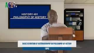 HISTORY 401