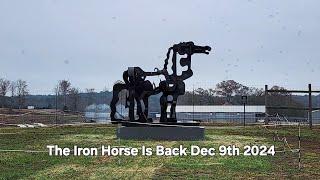 The Iron Horse Green County Ga Dec 9th 2024 #ironhorse #theironhorse #uga #pegasus #tourism #crow