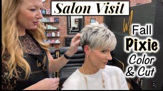 Salon Visit | Fall Pixie Color & Detailed Cut Instructions