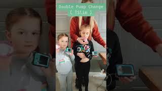 Double pump change with diabetic diamond sisters #diabeticdiamond #insulinpump #t1d #tiktlk #shorts